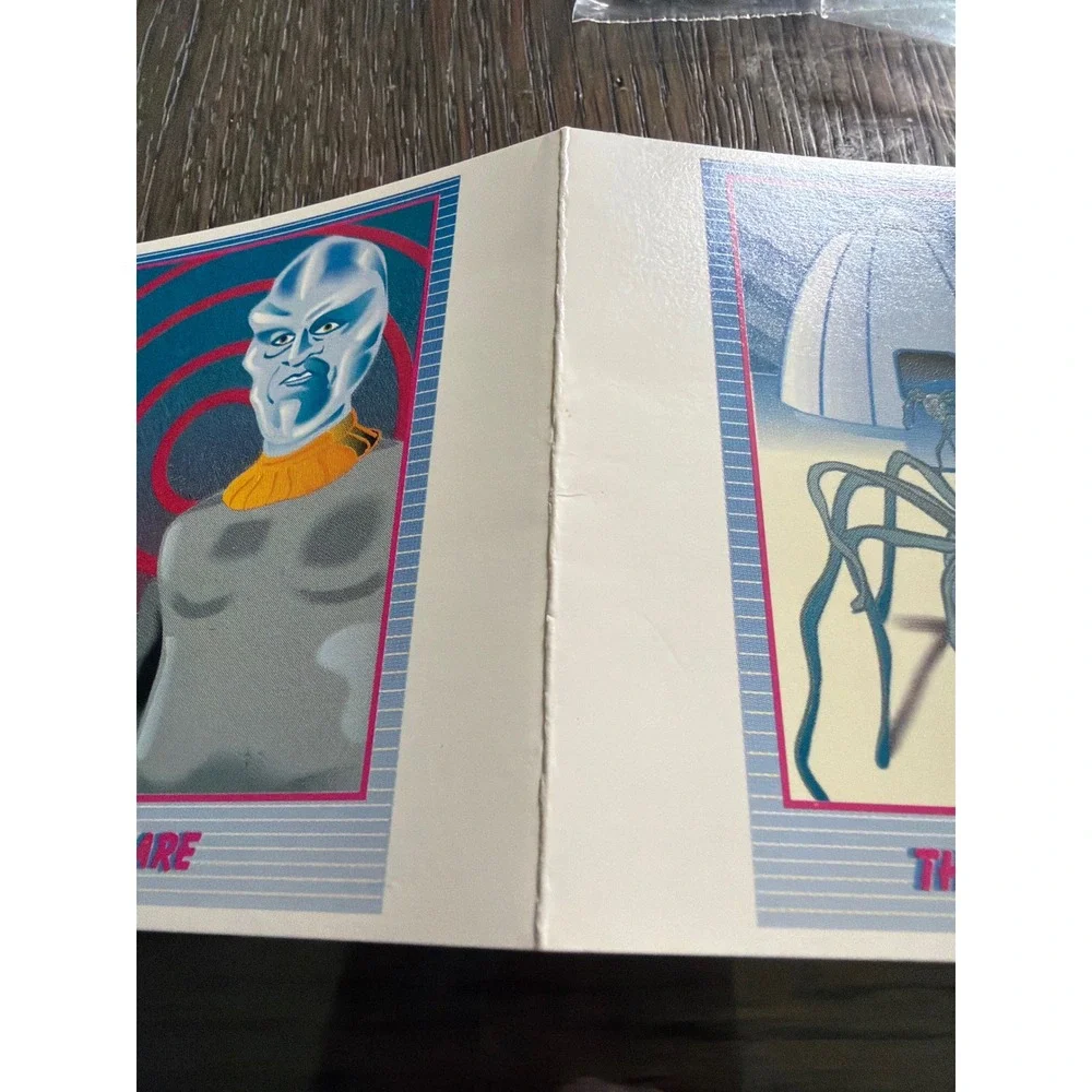 1992 Cult Television Series 1 Promo 4-Card Uncut Sheet‎ Comic Zone Productions